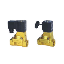 Indirect acting and normally closed type 2/2 way solenoid valve 2W series fluid control valves